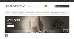 Desktop Screenshot of nettoyant-zinc.com